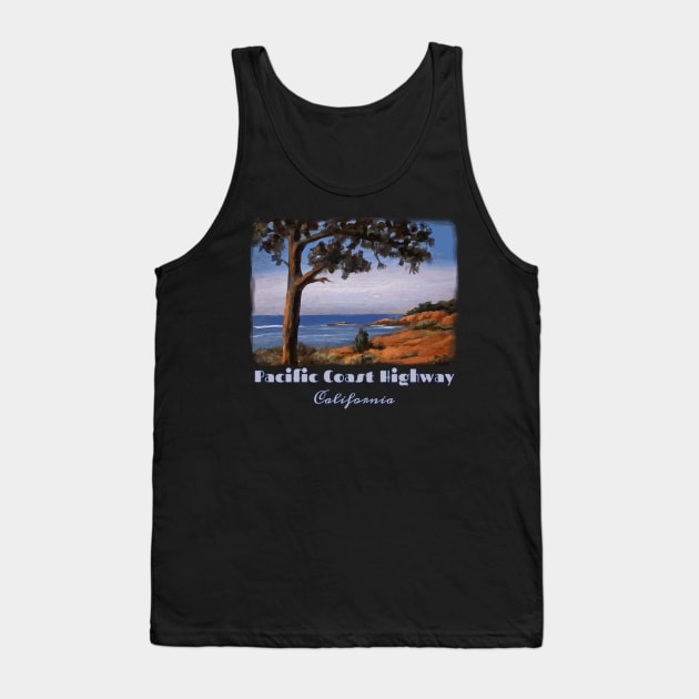 Pacific Coast Highway, California. Northern California coastal seascape Tank Top by jdunster